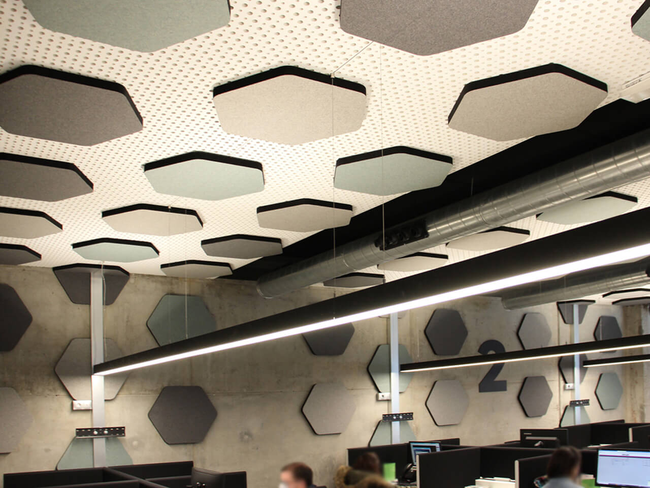 Soundproofing panels and acoustics in Call Centers